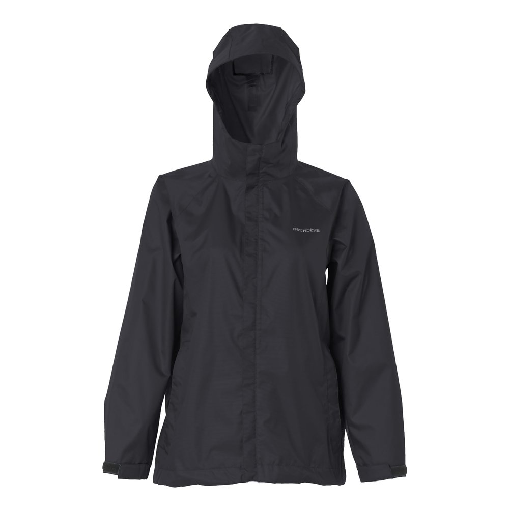 Grundns Women's Weather Watch Jacket | Updated | Waterproof, Stain-Resistant, Black, Small