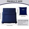 MongByYa Sleeping Bag Liner Lightweight Compact Sleeping Bag Sack Portable Clean Travel Sheet Camping Sleep Sheet for Backpacking Hotel Hiking (Navy Blue, 82.7 X 70.9) view 3
