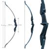 D&Q Archery Bow and Arrow Set for Adults Beginner Teenagers Youth, Takedown Recurve Bow 30Lbs 40Lbs Left and Right Handed Bow, Recurve Bow Set Adults for Outdoor Target Training Practice (Orange,40lb) view 2