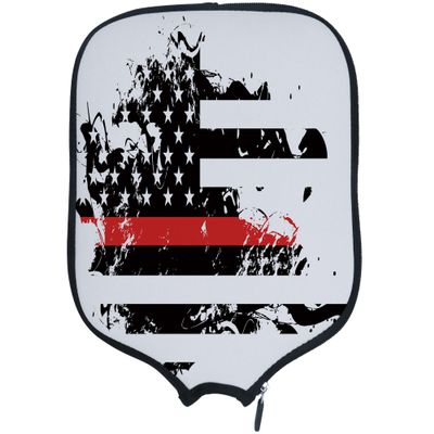 DUNHUANG American Flag Padded Pickleballs Protection Paddles Cover Personalized Cover Paddles Case Rackets Cover Holder Sleeve Case Protector, Fits Most Paddles, Rackets,027