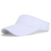 Sun Visor for Kids Adjustable Girls Sun Cap - Summer Outdoor UV Protection Sports Hat for 2 to 6 Years White view 2