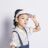 Sun Visor for Kids Adjustable Girls Sun Cap - Summer Outdoor UV Protection Sports Hat for 2 to 6 Years White view 4