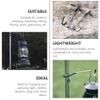 Veemoon 3pcs Camping Light Pole Hook Light Hooks Lanterns for Camping Garden Flag Outdoor Pole Windchime Hnager Tent Lamp Hanger Cast Iron Stainless Steel Heavy Travel view 4
