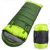 Portable Outdoor Winter Sleeping Bag for Camping Backpacking Hiking Green Color Temp Range Winter, Fall, Spring, Summer Season (5F50F) Left Zipper 4.2 Pound view 1