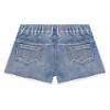 Alvivi Toddler Baby Girls Ripped Denim Shorts Button-up Distressed Jeans Short Pants Summer Bottoms Blue 2-3 Years view 2