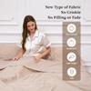 MongByYa Sleeping Bag Liner Lightweight Compact Sleeping Bag Sack Portable Clean Travel Sheet Camping Sleep Sheet for Backpacking Hotel Hiking (Light Khaki, 82.7 X 70.9) view 2