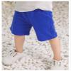 EISHOW Baby Toddler Summer Shorts, Kids Solid Cotton Knee Length Jogger Sport Shorts Casual Elastic Waist Harem Pants view 2