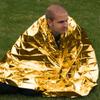 BESPORTBLE Emergency Survival Blanket Foil Thermal Reflective Safety Hiking Blanket for Outdoor Activities view 4