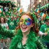 Coddsmz Masquerade Mask Venetian Party Mask Halloween Costumes Mardi Gras Party Accessory for St Patricks Day view 3