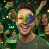 Coddsmz Masquerade Mask Venetian Party Mask Halloween Costumes Mardi Gras Party Accessory for St Patricks Day view 4