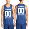 Custom Mens Basketball Jersey Add Your Name Number Mesh Reversible Tank Adult Men Sports Tee True Royal view 1