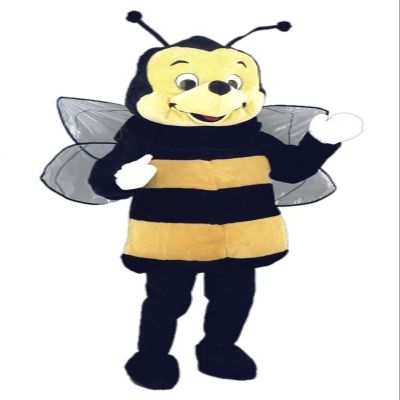 FurryWu Studio New Bee Fly Mascot Costume Adult Size Mascotte Mascota Carnival Party Cosply Costume Fancy Dress Suit