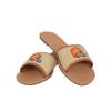 FOCO Cleveland Browns NFL Womens Straw Slide - L view 1