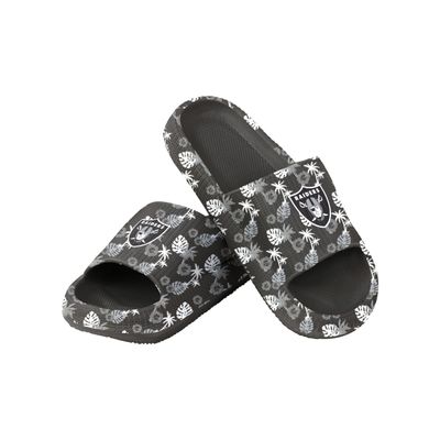 FOCO Las Vegas Raiders NFL Womens Floral Pillow Slide - M