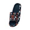 FOCO Women's NFL Logo Ladies Floral Pillow Slides Sandals, Team Color, 5-6 view 3