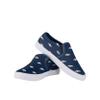 Denver Broncos NFL Womens Repeat Logo Slip On Canvas Shoe view 1