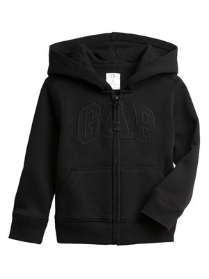 Gap Baby Boys Logo Full-Zip Hoodie True Black 2 Years