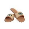FOCO Green Bay Packers NFL Womens Straw Slide - L view 1