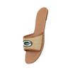 FOCO Green Bay Packers NFL Womens Straw Slide - L view 2