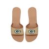 FOCO Green Bay Packers NFL Womens Straw Slide - L view 3