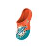 FOCO Miami Dolphins NFL Youth Colorblock Big Logo Clog - M (13-1) view 3