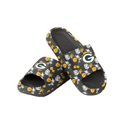 FOCO Green Bay Packers NFL Womens Floral Pillow Slide - L