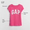 GAP Girls Short Sleeve Logo T-Shirt T Shirt, Wednesday Pink, X-Large US view 2