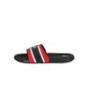 FOCO Atlanta Falcons NFL Mens Striped Big Logo Raised Slide - S view 4