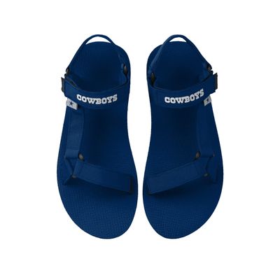 FOCO Dallas Cowboys NFL Mens Solid Strap Sandal