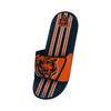 FOCO Chicago Bears NFL Mens Team Stripe Gel Slide - S view 2