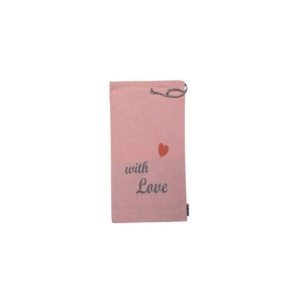 David Fussenegger Eco Bag with Love 40 x 50 cm Dusky Pink, antique pink