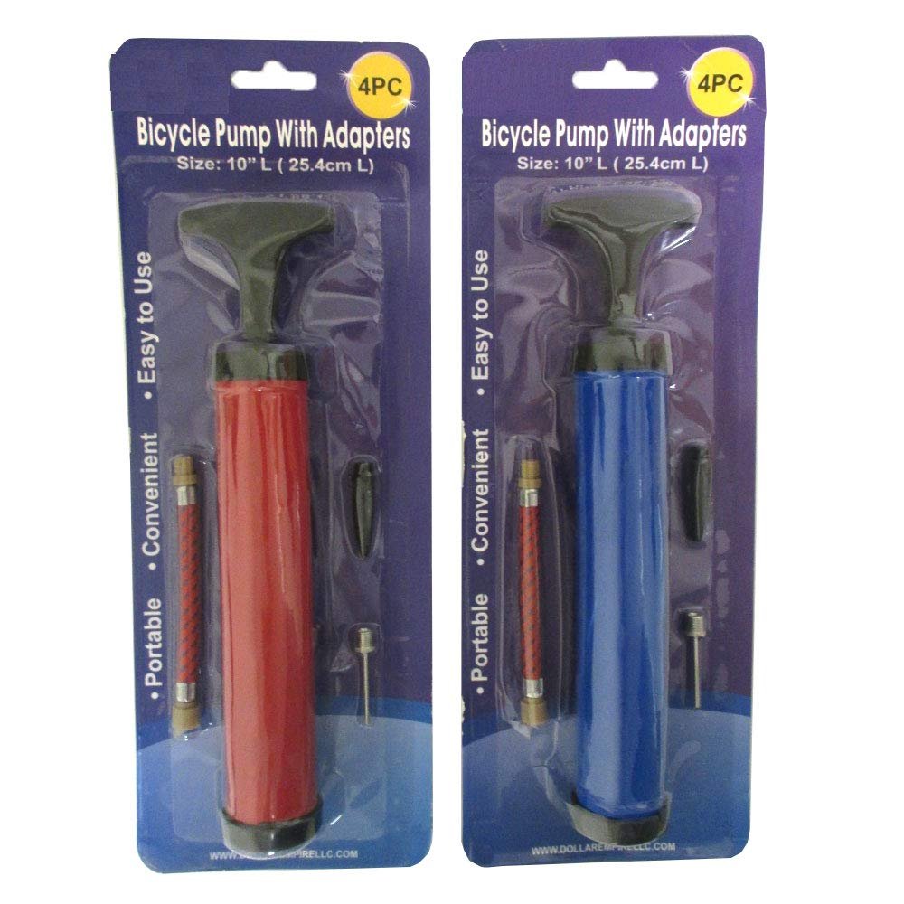 1 Ball Pump Kit Handheld Inflator Sports Balls Air Needle Basketball Soccer Set