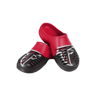 FOCO Atlanta Falcons NFL Youth Colorblock Big Logo Clog - S - 11-12