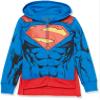 DC Comics Boys Superman Cosplay Zip-up Hoodie with Cape - 4-20 Sweatshirt, Royal, 10-12 US view 1