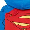 DC Comics Boys Superman Cosplay Zip-up Hoodie with Cape - 4-20 Sweatshirt, Royal, 10-12 US view 4