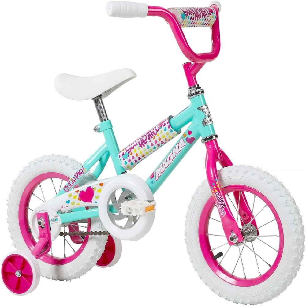 Dynacraft Magna Sweetheart 12" Children's Bike Fun and Colorful Design, Sturdy and Durable, Perfect for Kids Learning to Ride, Easy to Assemble, Ideal for Young Riders