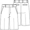 Classroom School Uniforms Big Kid Flat Front Shorts CR203K, 5, Black view 2