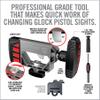 Real Avid Universal Glock Sight Pusher  Front & Rear Dovetail Sight Installation & Adjustment Tool  Works with Glock 19, 17, 43, 26, 22, 48 & More  Includes 2-in-1 Pin Punch & Nut Driver view 4