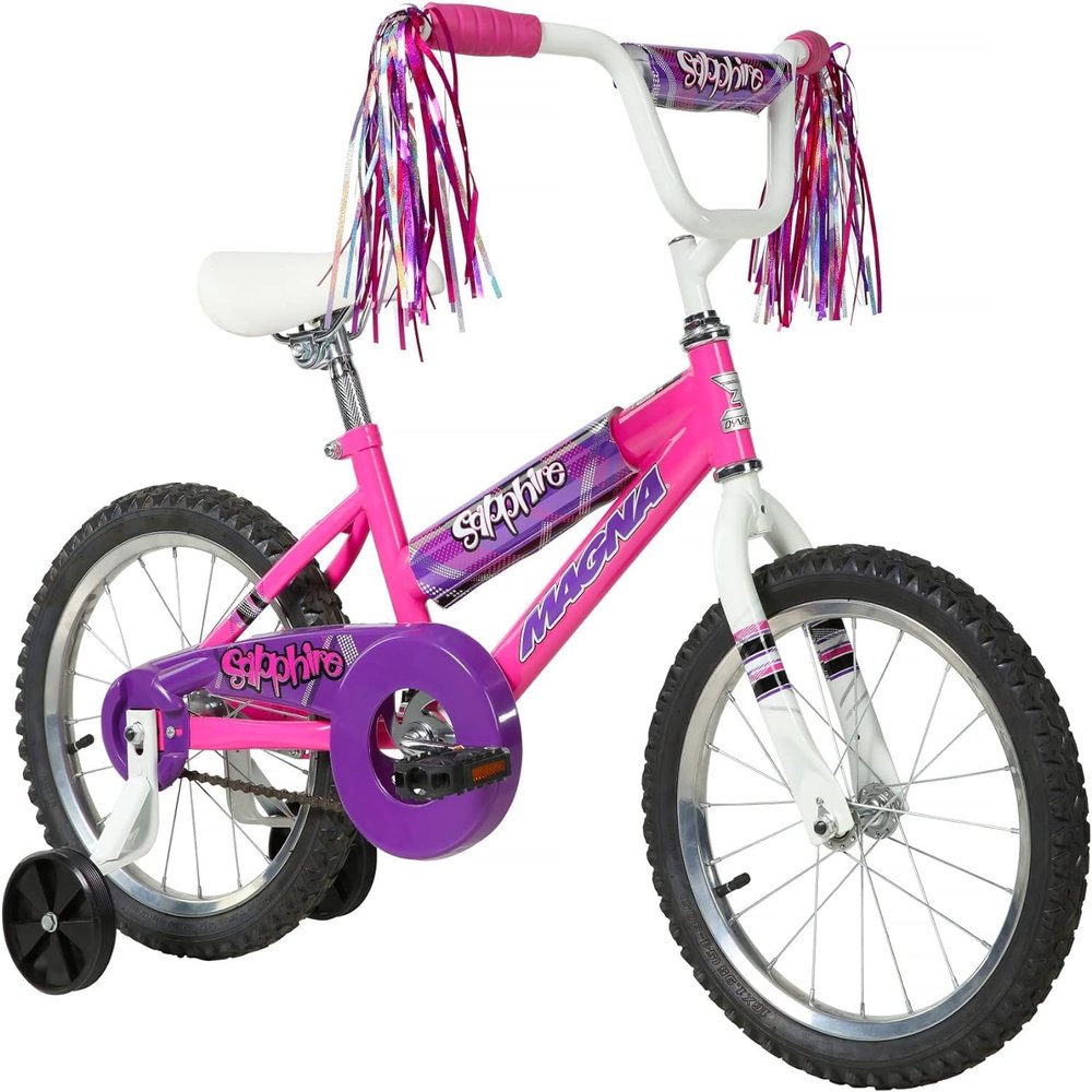 Dynacraft Magna Sapphire 16" Children's Bike  Stylish and Durable, Perfect for Kids Learning to Ride, Easy to Assemble, Ideal for Young Riders, Fun and Colorful Design