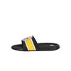 FOCO Pittsburgh Steelers NFL Mens Striped Big Logo Raised Slide - S view 4