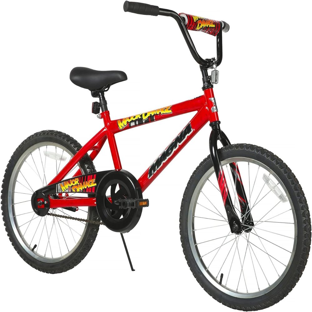 Dynacraft Magna Major Damage 20" Children's Bike Bold and Durable Design, Perfect for Kids Learning to Ride, Sturdy and Easy to Assemble, Ideal for Young Riders