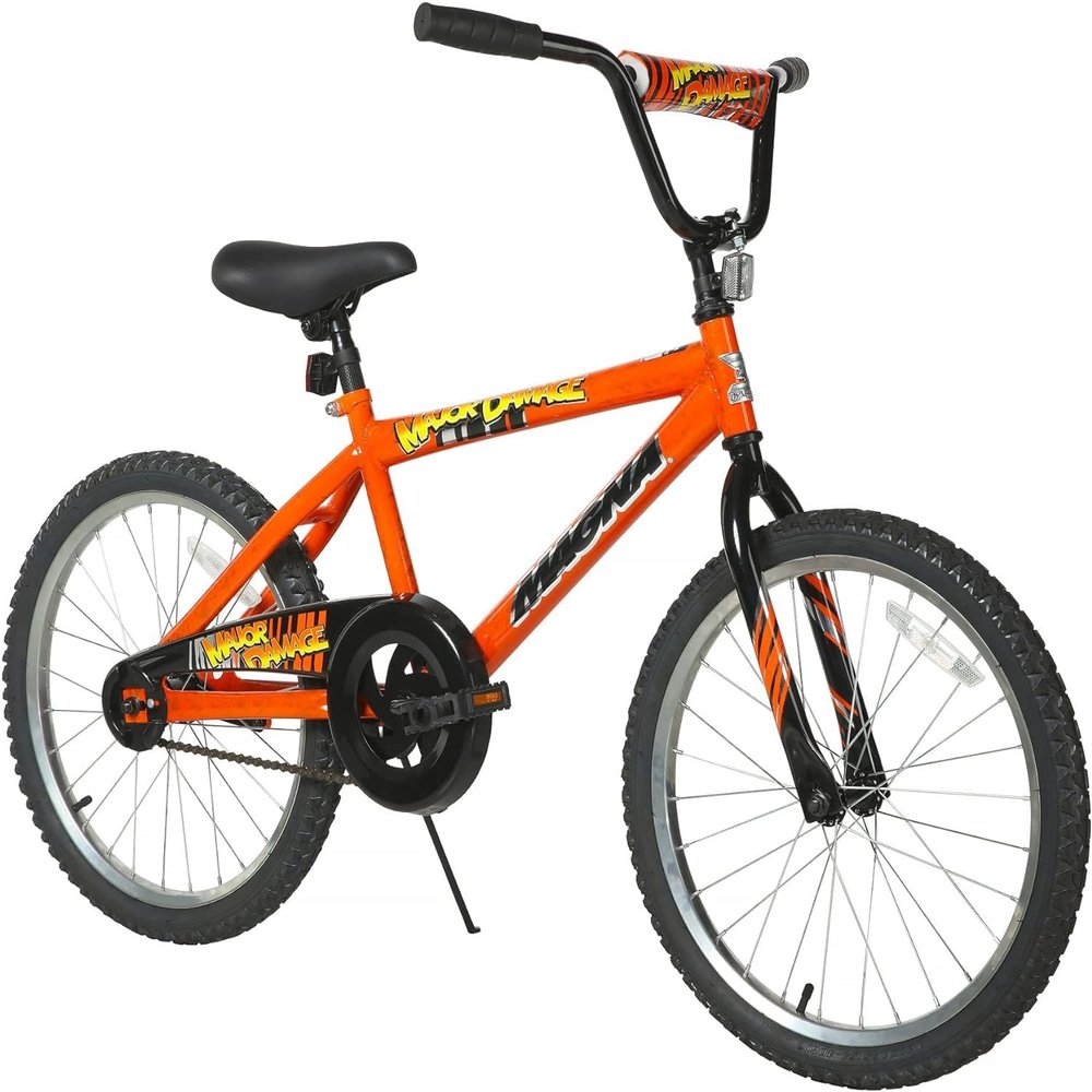Dynacraft Magna Major Damage 20" Children's Bike  Bold and Durable Design, Perfect for Kids Learning to Ride, Sturdy and Easy to Assemble, Ideal for Young Riders