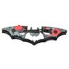 Kii Dark Twin Blade BAT Knife - Double Edge Folding Pocket with clip, 11" Stainless Steel Tactical Two Sharp Cut Spring Assisted Blade (Black & White Bats) view 4