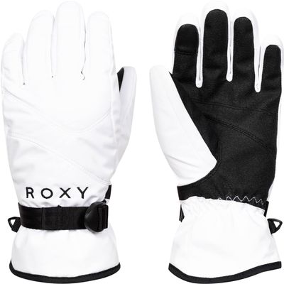 Roxy Women's Jetty Solid Insulated Gloves (X-Large, Bright White (WBB0))