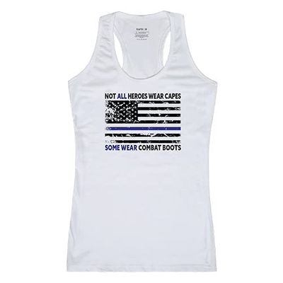 Rapid Dominance Women's Graphic Tanks, White, X-Large