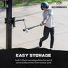 Silverback Portable Baseball Swing Trainer with Lock n Rock Technology,Black view 3