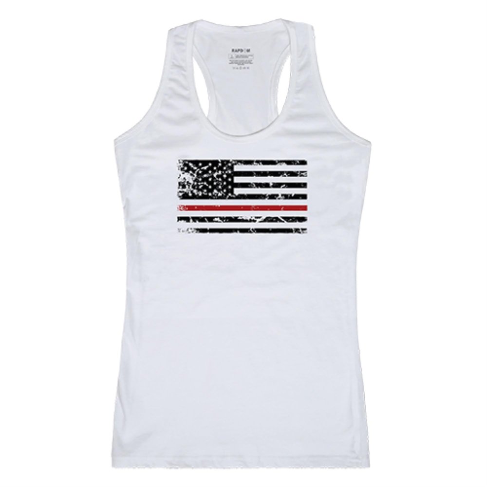 Rapid Dominance Women's Graphic Tanks, White, X-Large