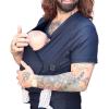 Amtopiyo Dad Kangaroo T-Shirt Mom Soothe Little Wrap Carrier V Neck Short Sleeve Tank Tops CL014 Men Size L view 3