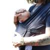 Amtopiyo Dad Kangaroo T-Shirt Mom Soothe Little Wrap Carrier V Neck Short Sleeve Tank Tops CL014 Men Size L view 4