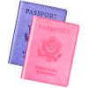 Herain Passport Holder for Travel Cruise Essentials 2 Pcs, Passport Cover Wallet Case Travel Gifts Women Men Family, Passports Book Holders Vacation Accessories Must Haves view 1